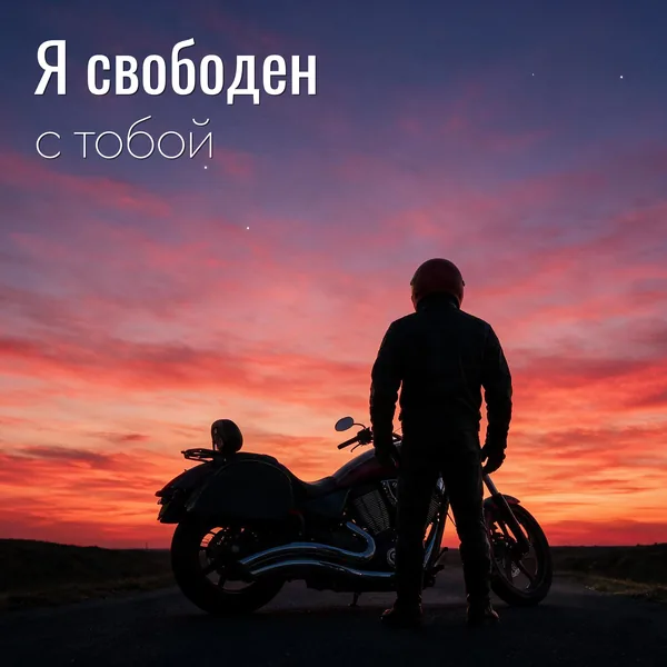 Я свободен с тобой - VRAYUSA, обложка сингла